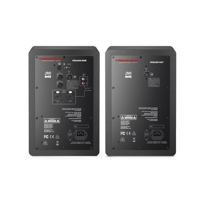 Cerwin-Vega Home and Studio 2-Way SKAA Wireless Monitor Pair 6in