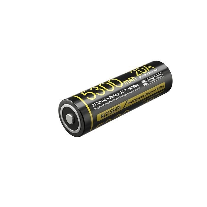 NITECORE 21700 Li-ion Rechargeable Battery 3.6V 5300mAh