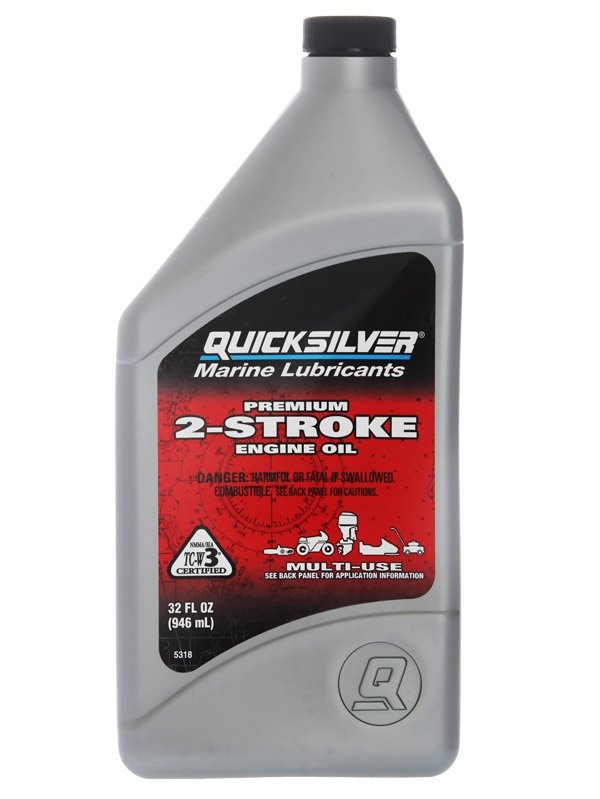 Quicksilver Premium TC-W3 2-Stroke Outboard Oil 946ml