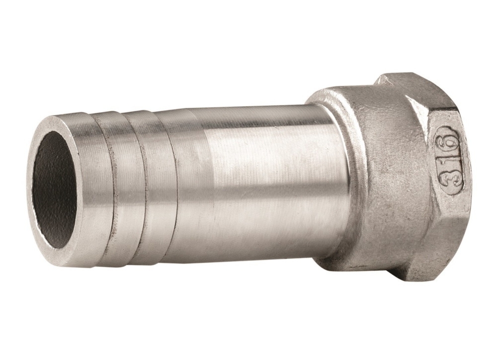 VETUS Hose Connector S/S Female Thread G1/2inch Hose Dia. 15 mm