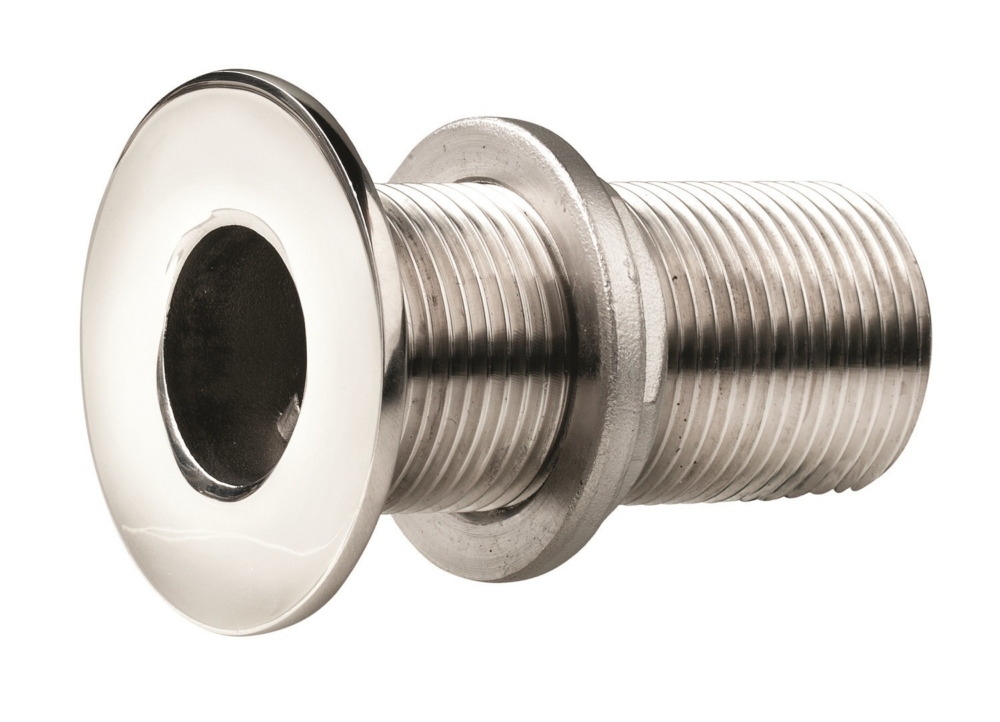 VETUS Thru Hull S/S Flush Flange Polished G3/4in