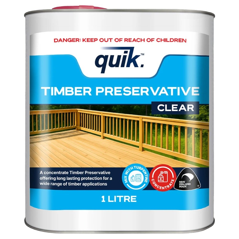 Quik Timber Preservative Concentrate Clear 1L