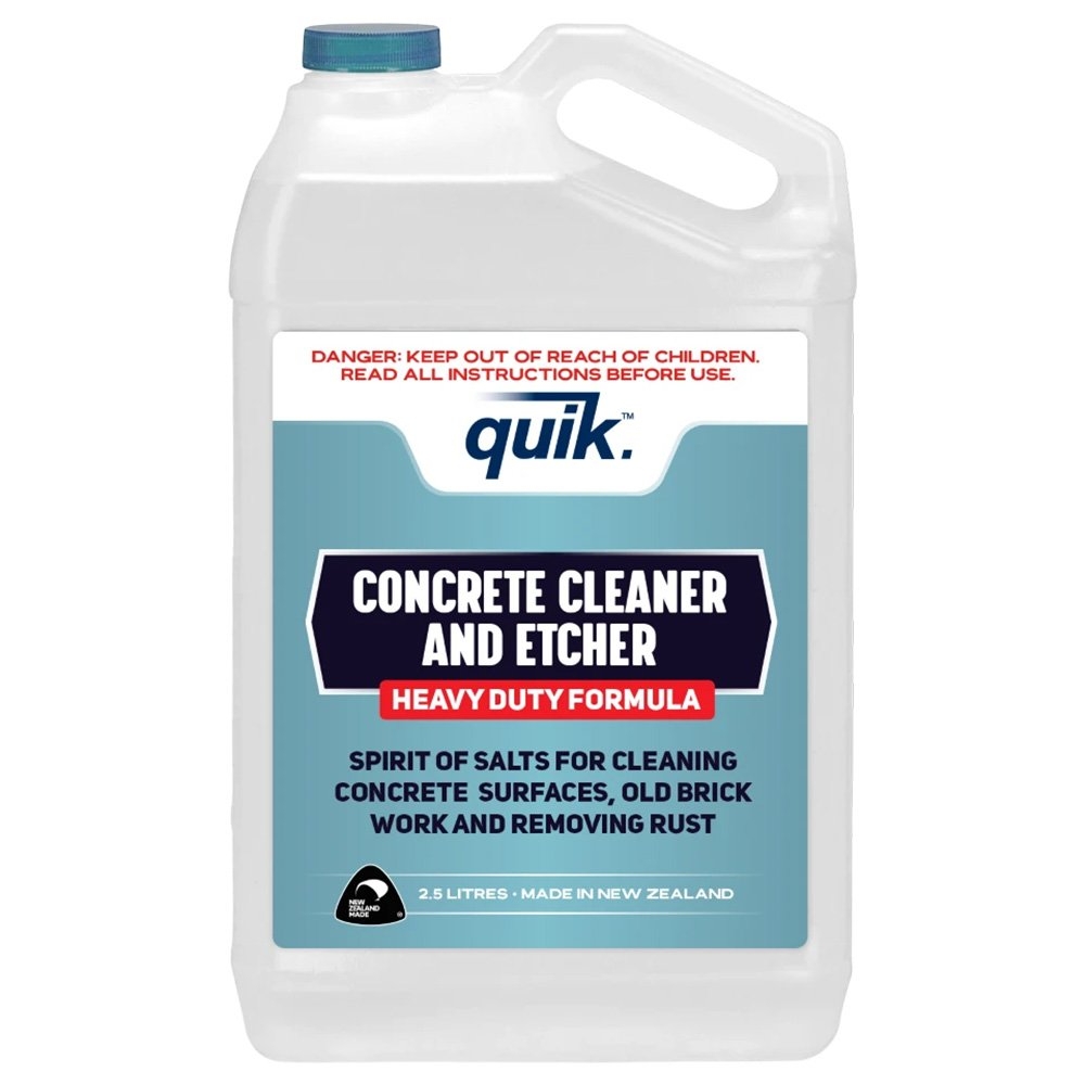 Quik Spirits of Salts Concrete Cleaner and Etcher 2.5L