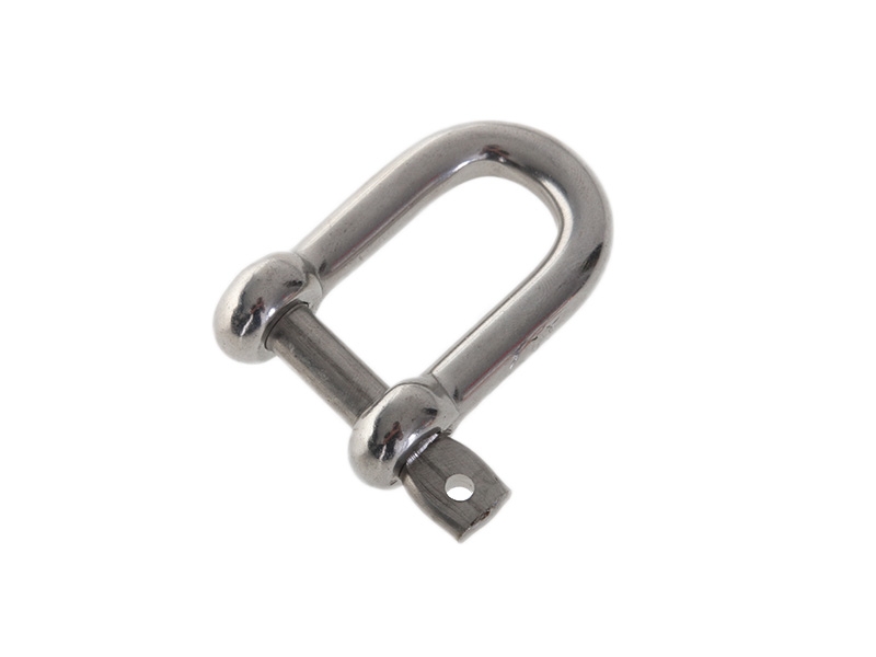 Cleveco 316 Stainless Steel Forged D Shackles with Captive Bolt 10mm