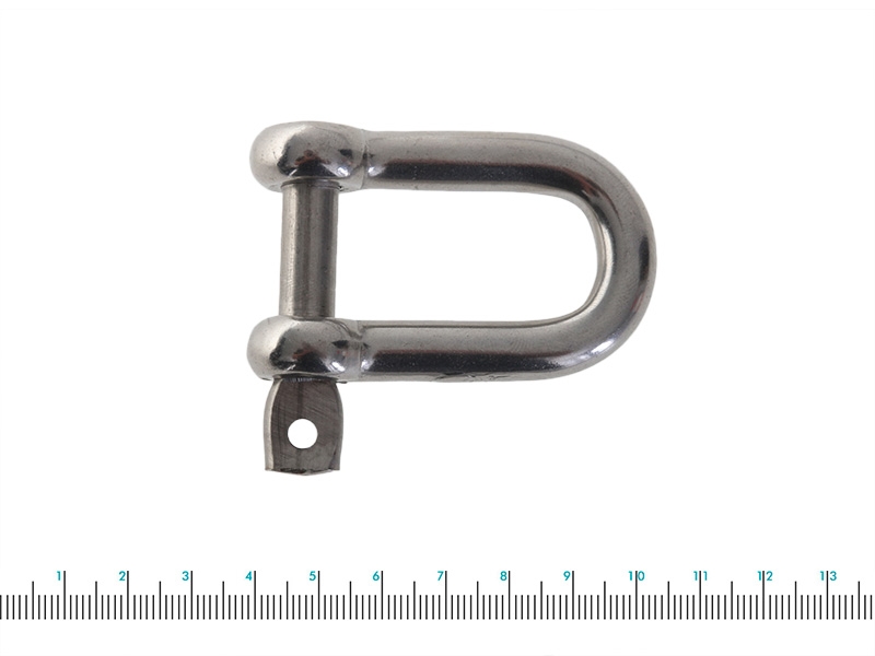 Cleveco 316 Stainless Steel Forged D Shackles with Captive Bolt