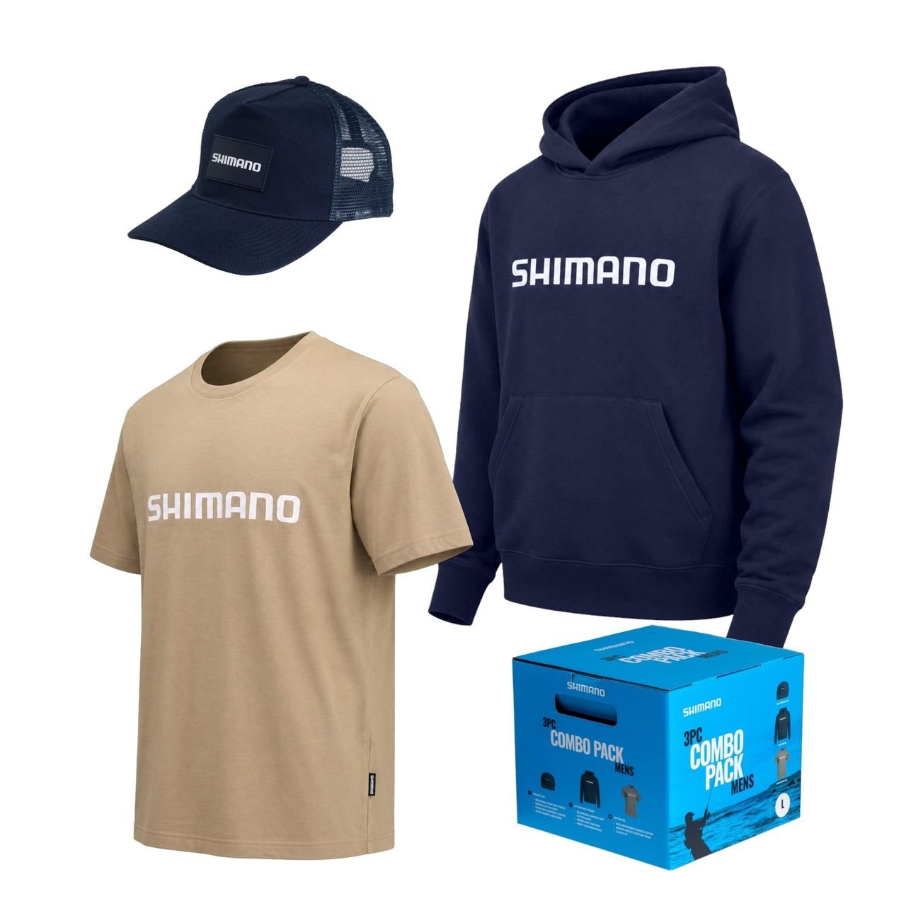 Shimano Logo 3-Piece Combo Pack