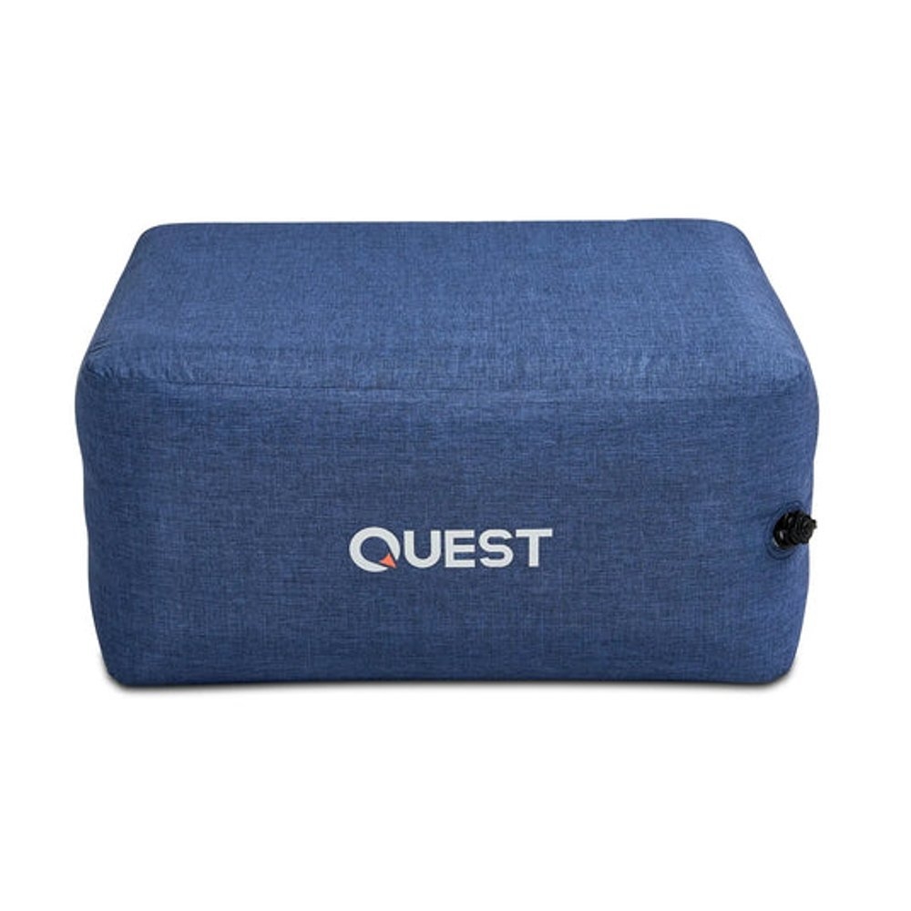 Quest Air Sofa Inflatable Foot Stool with Bag Navy Blue