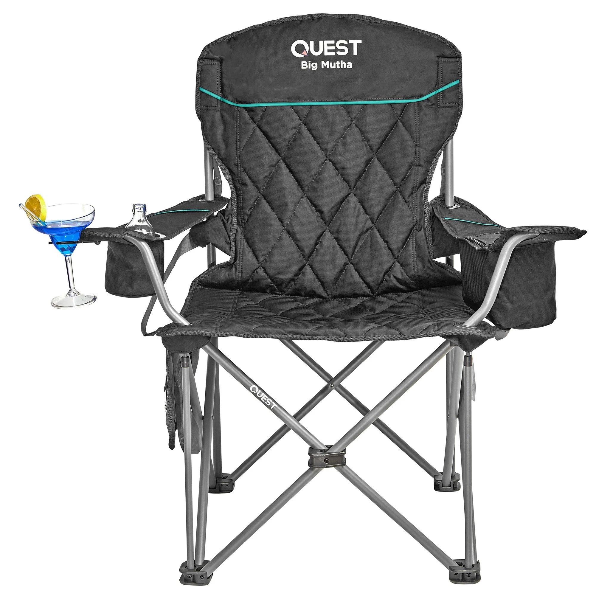 Quest Big Mutha Folding Camping Chair Midnight Navy