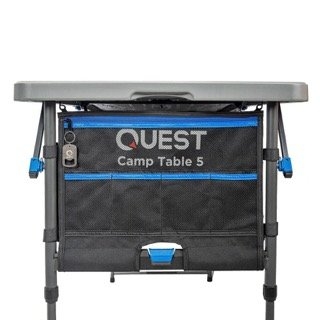 Quest Camp Table 5 Folding Camp Table with Storage 153x65cm