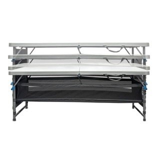 Quest Camp Table 5 Folding Camp Table with Storage 153x65cm