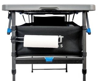 Quest Camp Table 5 Folding Camp Table with Storage 153x65cm