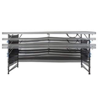 Quest Camp Table 6 Folding Camp Table with Storage 183x76cm