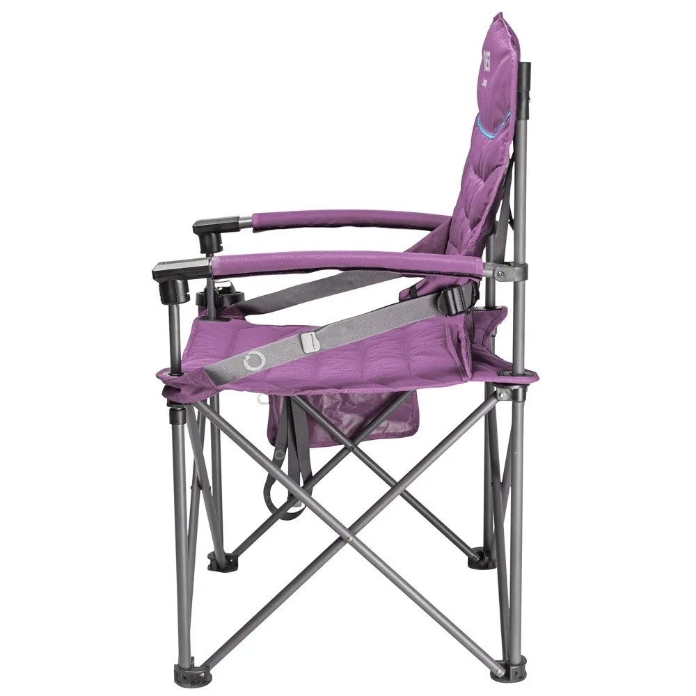 Quest Castaway Hard Arm Foldable Camping Chair Purple