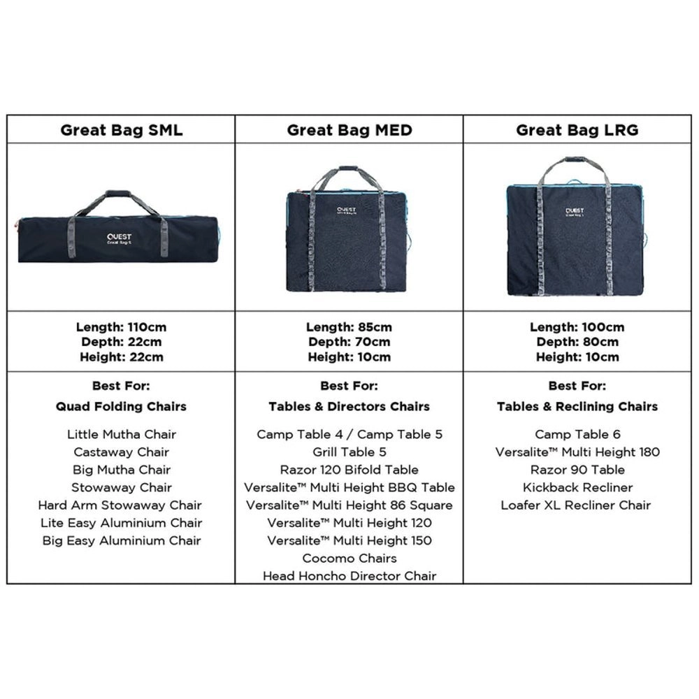 Quest Great Bag Furniture Carry Bag Small Quest Great Bag Furniture Carry Bag Small