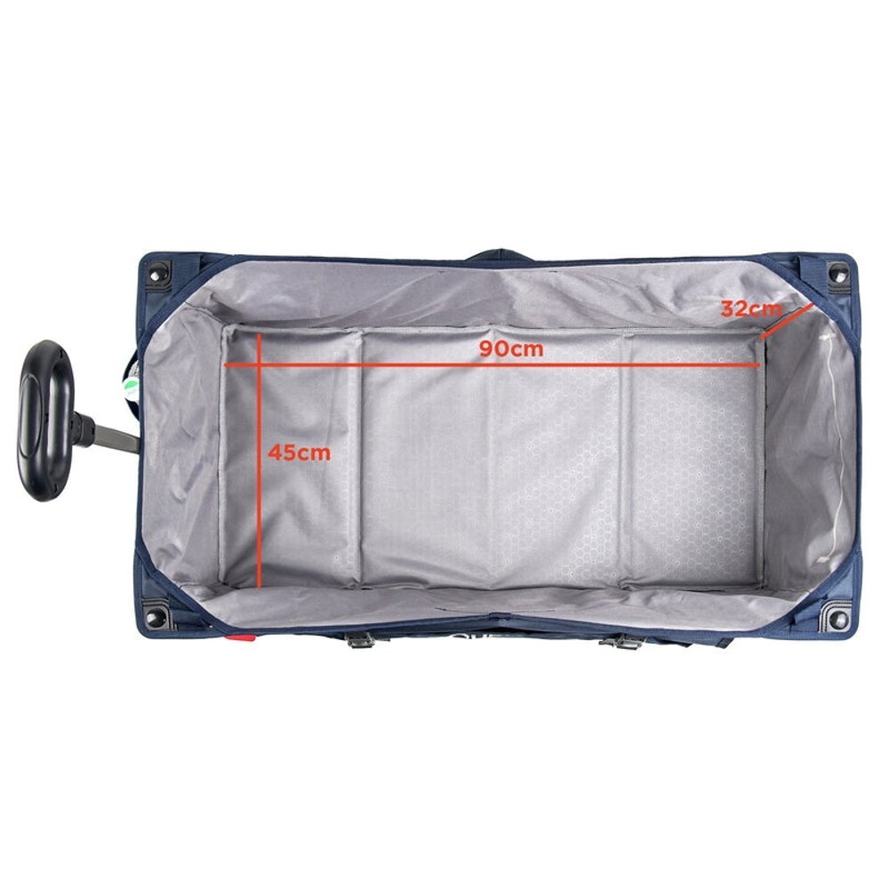 Quest Grab N Tow Folding Wagon Trolley Cart - 100kg Capacity