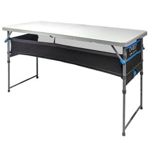 Quest Camp Table 5 Folding Camp Table with Storage 153x65cm