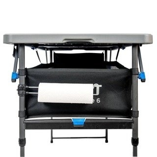 Quest Camp Table 6 Folding Camp Table with Storage 183x76cm