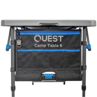 Quest Camp Table 6 Folding Camp Table with Storage 183x76cm