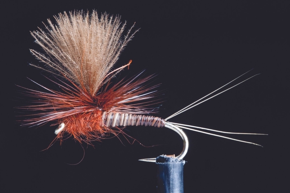 Manic Tackle Project Quill Spinner Dry Fly Brown #12