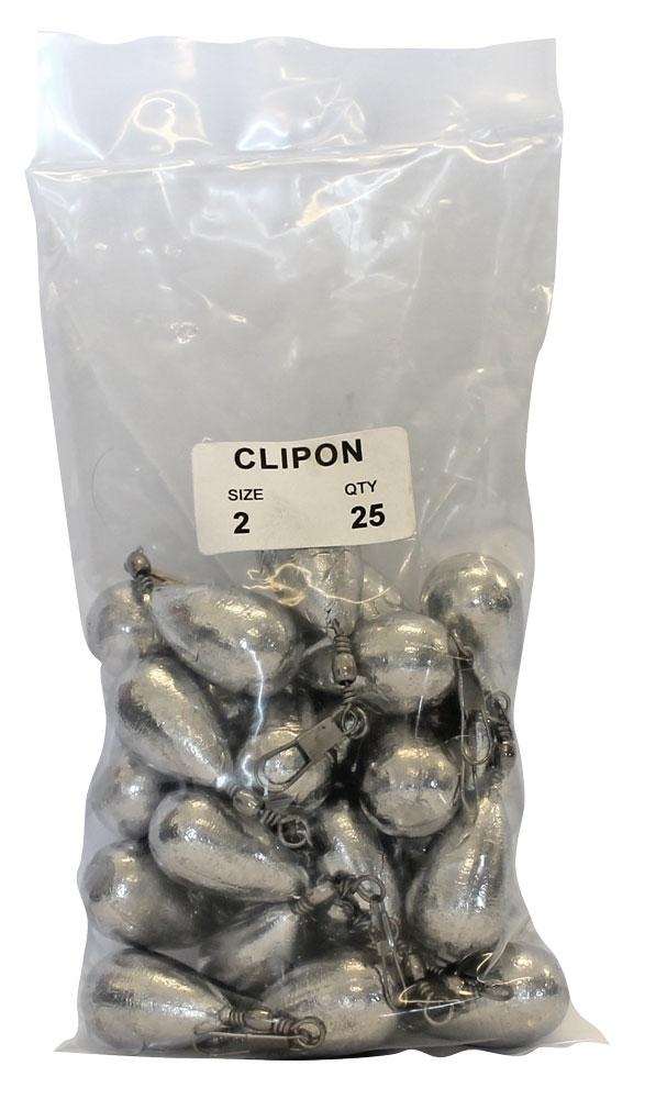 Clip-On Swivel Sinkers Bulk Pack