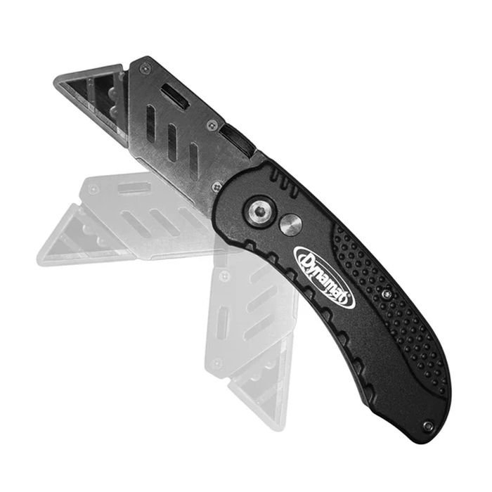Dynamat Folding Utility Knife with 3 Extra Blades