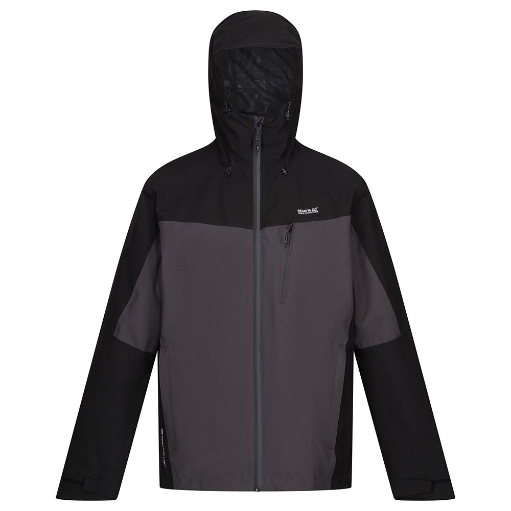 Regatta Birchdale Mens Waterproof Jacket Ash Black L