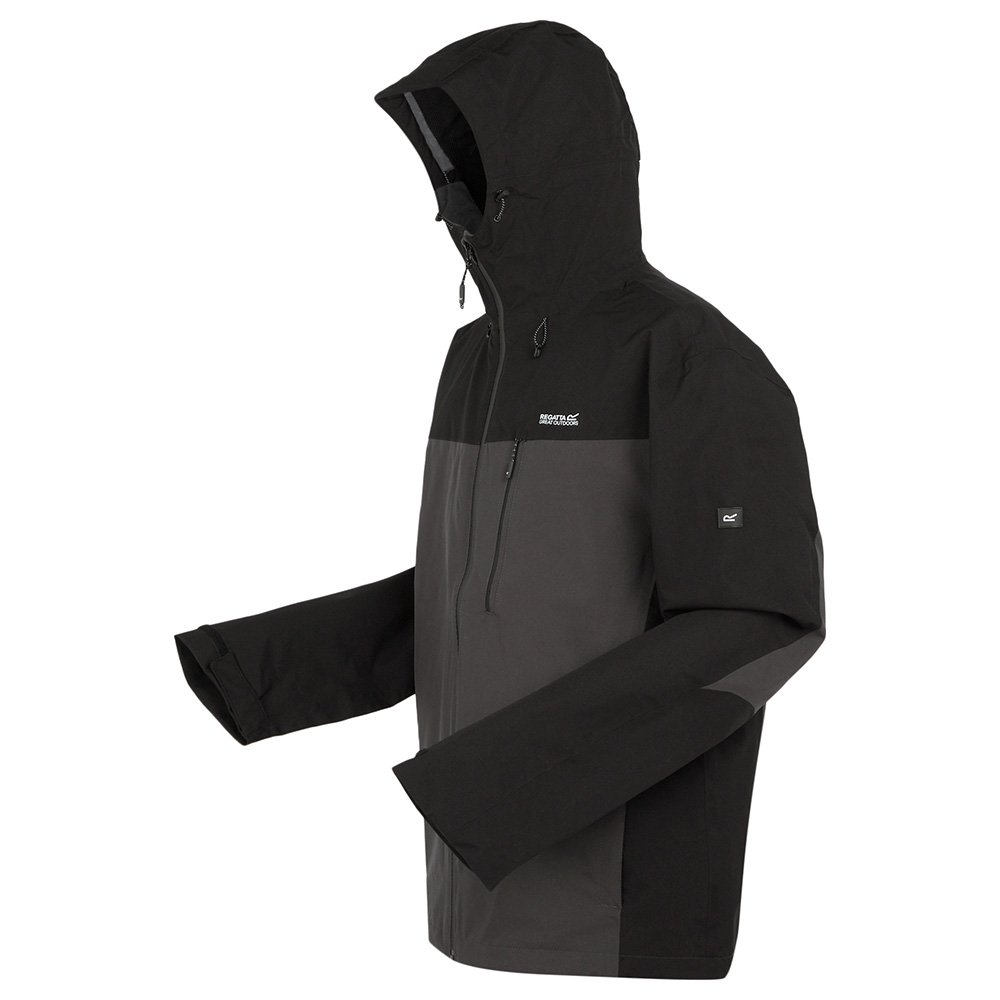 Regatta Birchdale Mens Waterproof Jacket Ash Black S