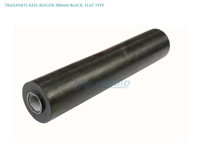 Trailparts Keel Roller 300mm Black Flat Type