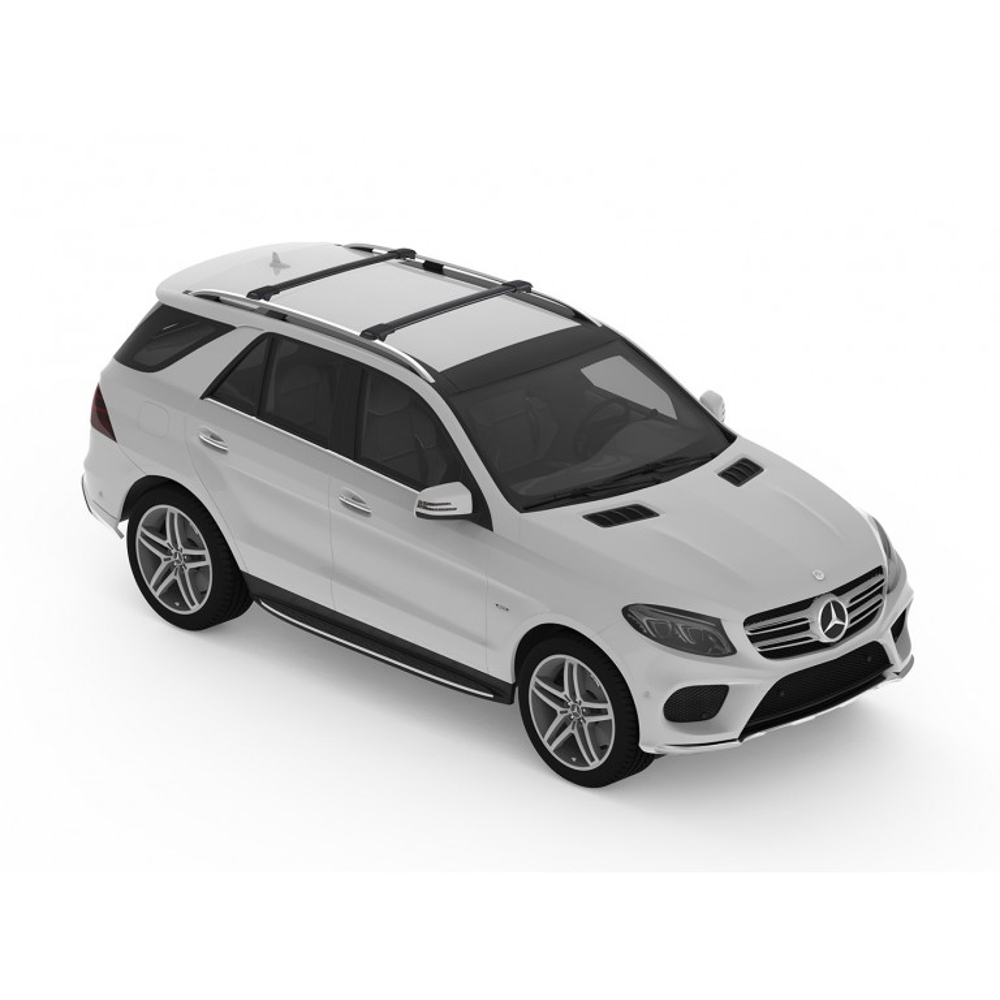 Yakima RailBar Roof Rack Crossbar Pair Black