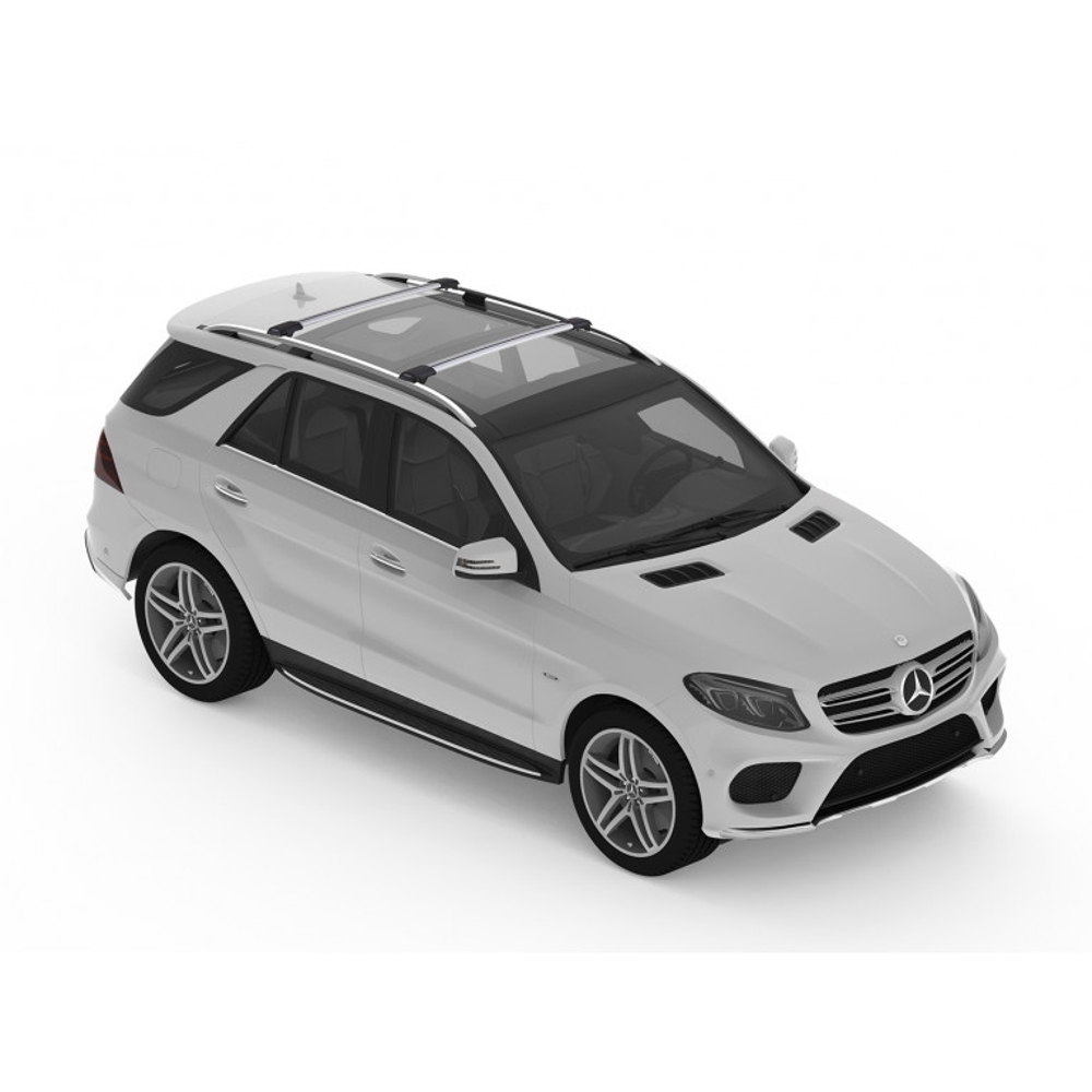 Yakima RailBar Roof Rack Crossbar Pair Silver