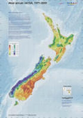 Mean Annual Temperature 1971-2000 Poster