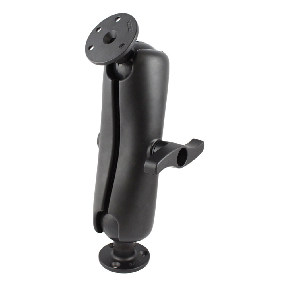 RAM E Ball Mount with 2 Large Round Plates Med Arm