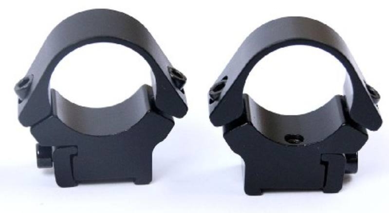 Tikka T3X/17mm CZ Dovetail Rings 1in Medium Black