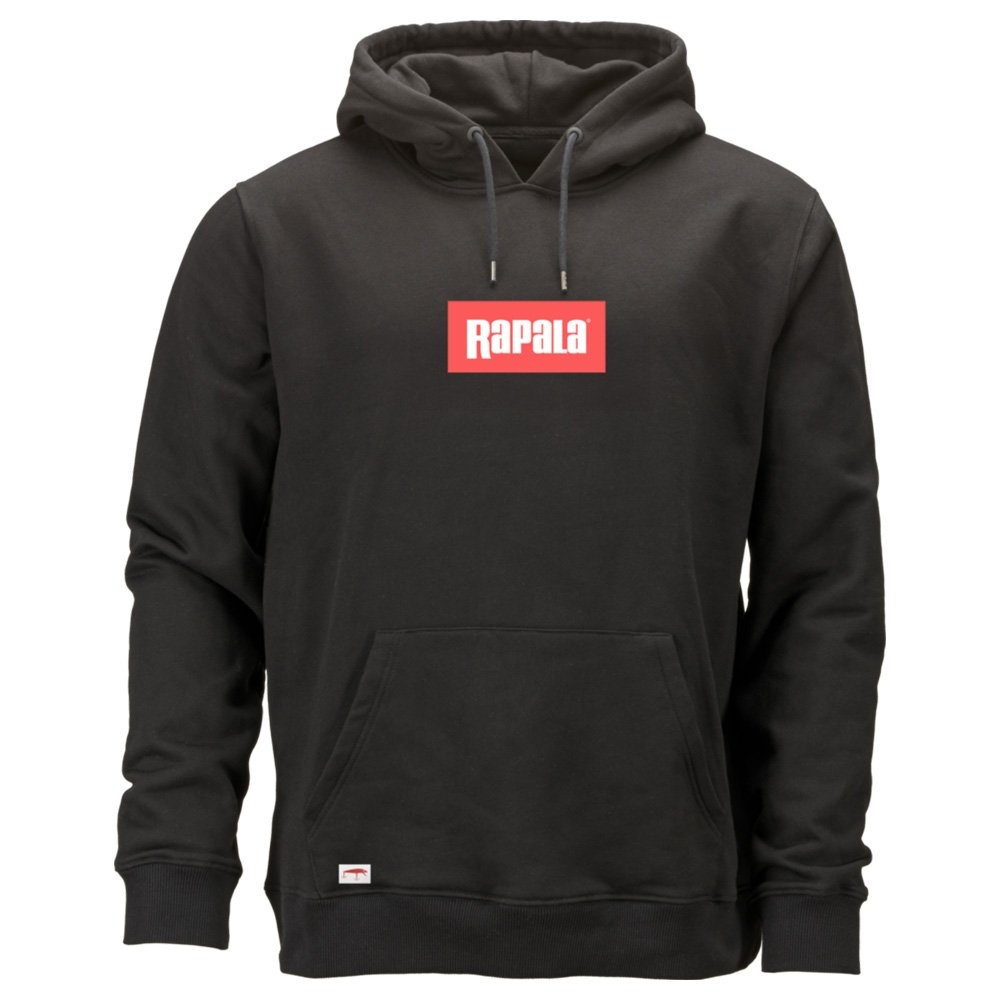 Rapala Red Box Logo Pullover Hoodie Black