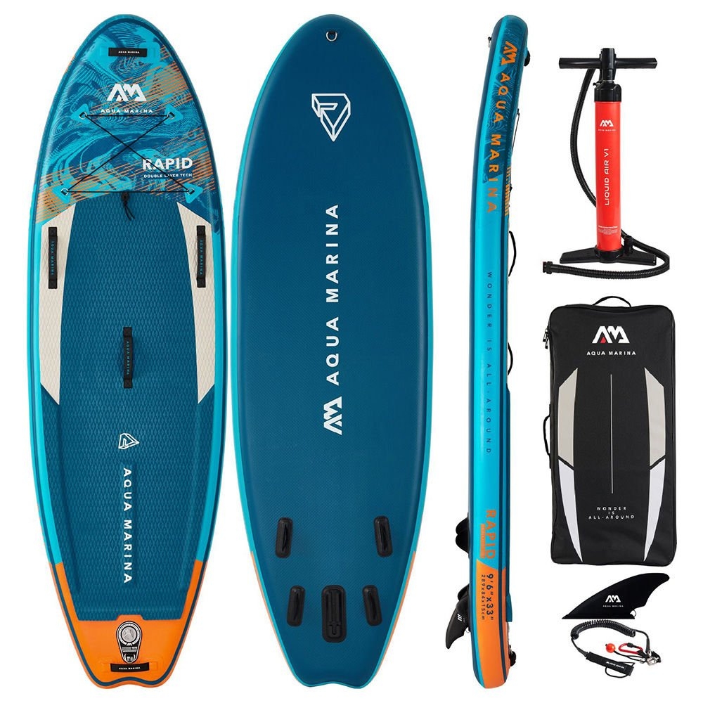 Aqua Marina Rapid White Water Inflatable Stand Up Paddle Board 9ft 6in