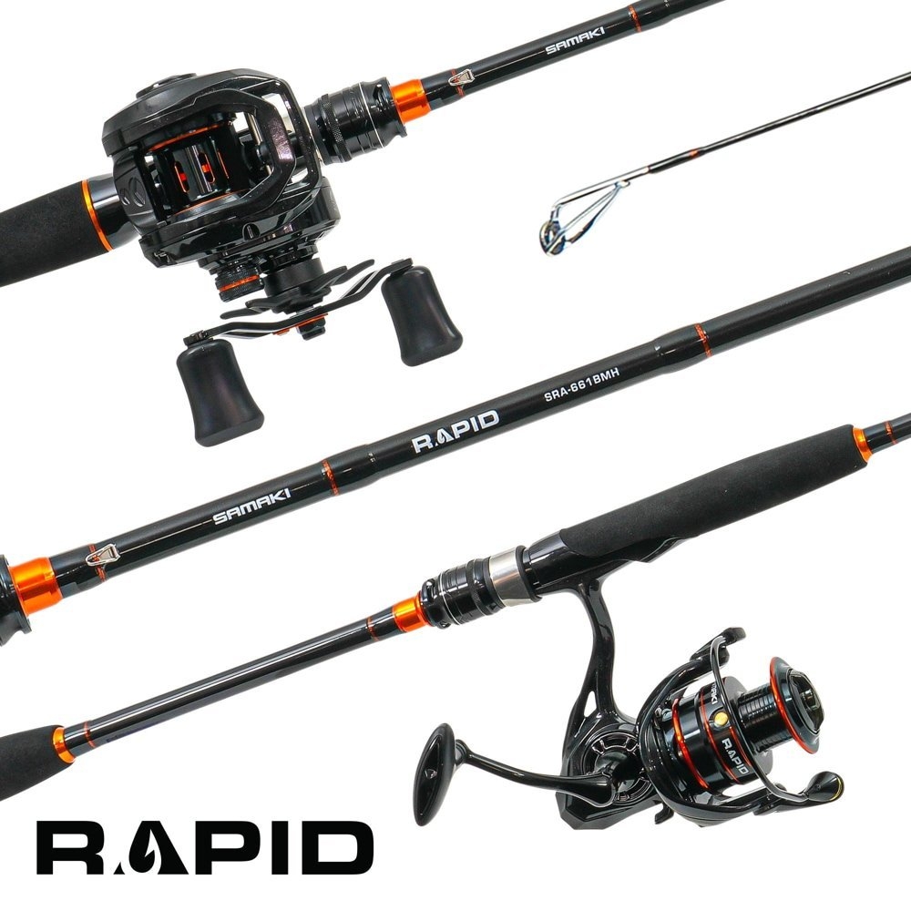Samaki Rapid 3000 Medium Heavy Boat Spin Combo 7ft 6in 10-17lb 2pc