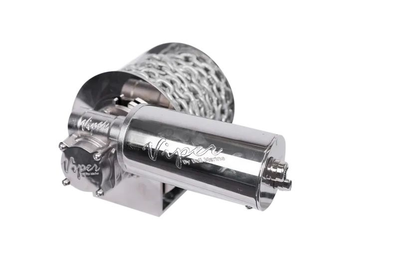 Viper Pro-Series Rapid Drum Winch Bundle with 100mx6mm Double Rope and Chain - Returned unit