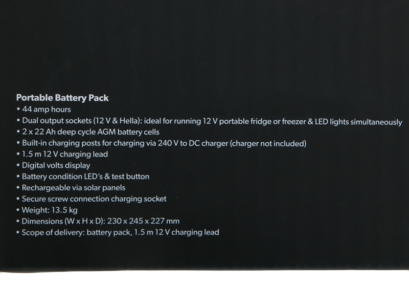Dometic RAPS44 Portable Battery Pack 44AH AGM