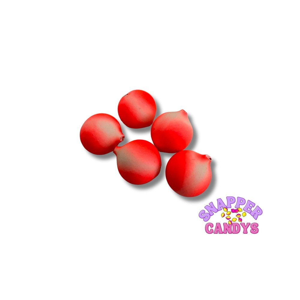 Snapper Candy Raspberry Ripple Glow UV Beads 5 Pack