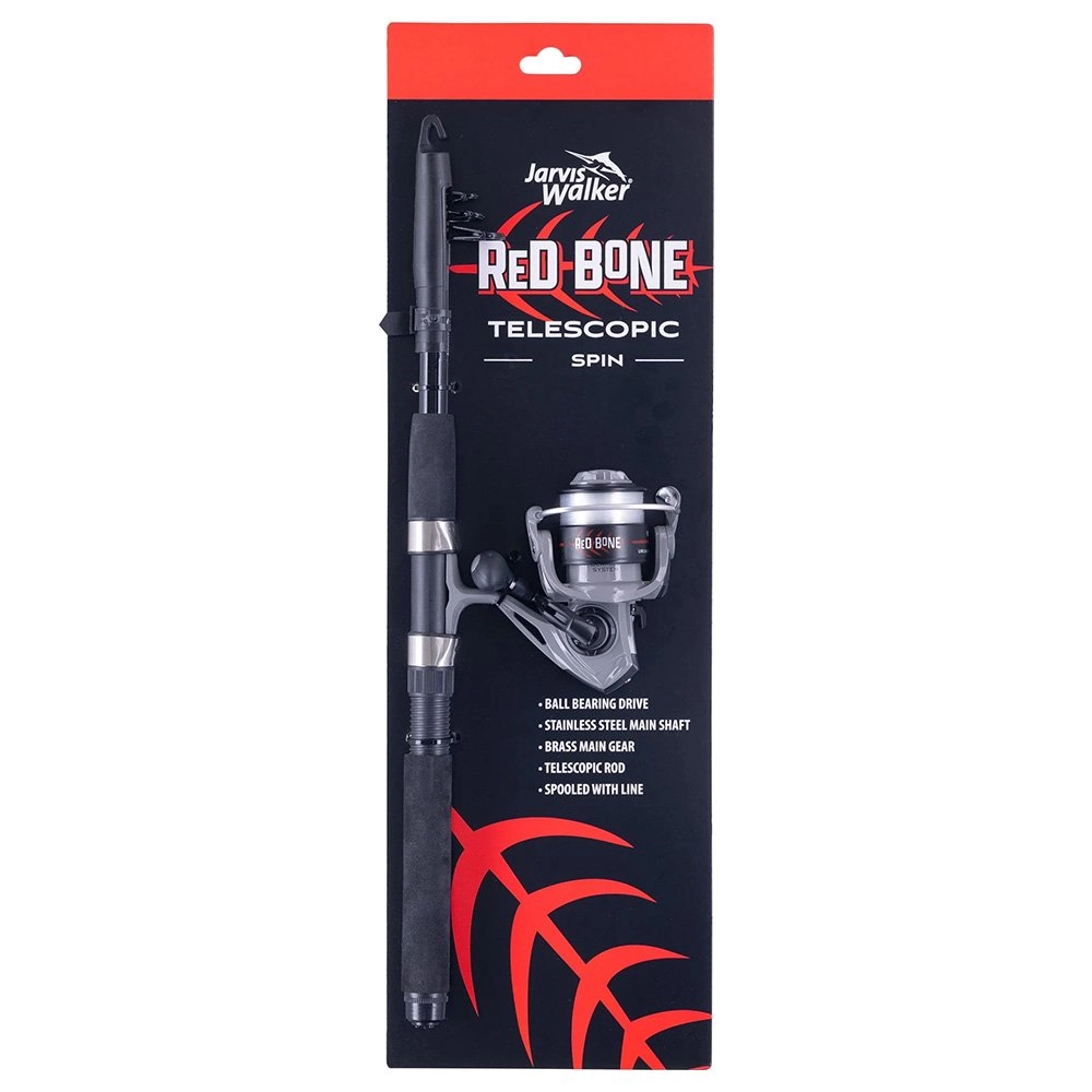 Jarvis Walker Red Bone RB4 6000 Telescopic Spin Combo 8ft 3-7kg Jarvis Walker Red Bone RB4 6000 Telescopic Spin Combo 8ft 3-7kg