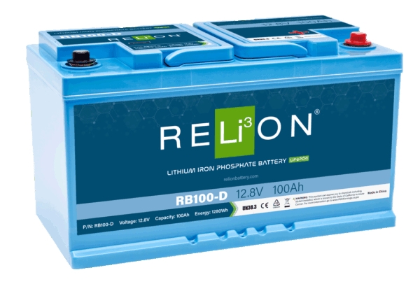 RELiON 12V 100AH DIN LiFePO4 Battery