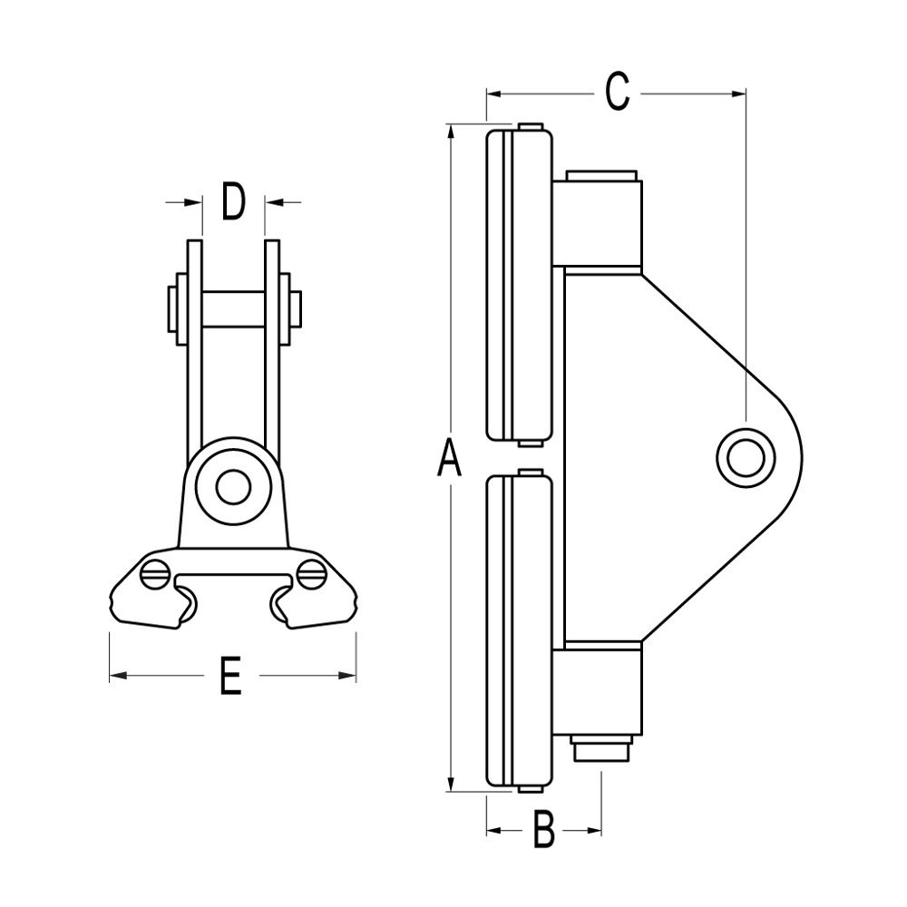 Ronstan Series 42 Headboard Car Long
