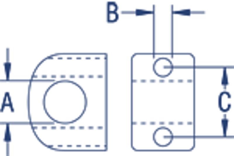 Ronstan PNP123 Stainless Steel Lined Fairlead Black 13.5mm ID