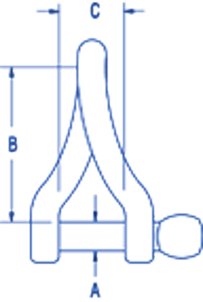 Ronstan Shackle Body Twisted suits RF64202 and RF74202
