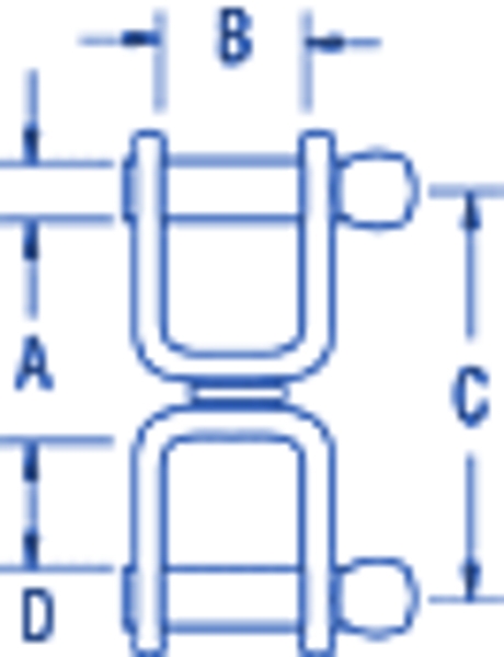 Ronstan RF75 Swivel 7.9mm (5/16inch) Pin Diameter