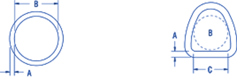 Ronstan RF123 Welded Ring 5mm x 25.5mm (3/16inch x 1inch)