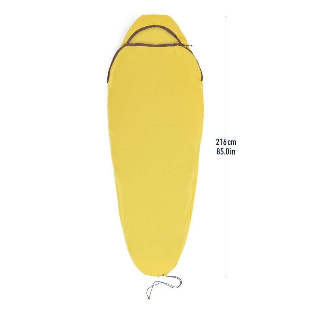 Sea to Summit Reactor Sleeping Bag Liner Sulphur Yellow