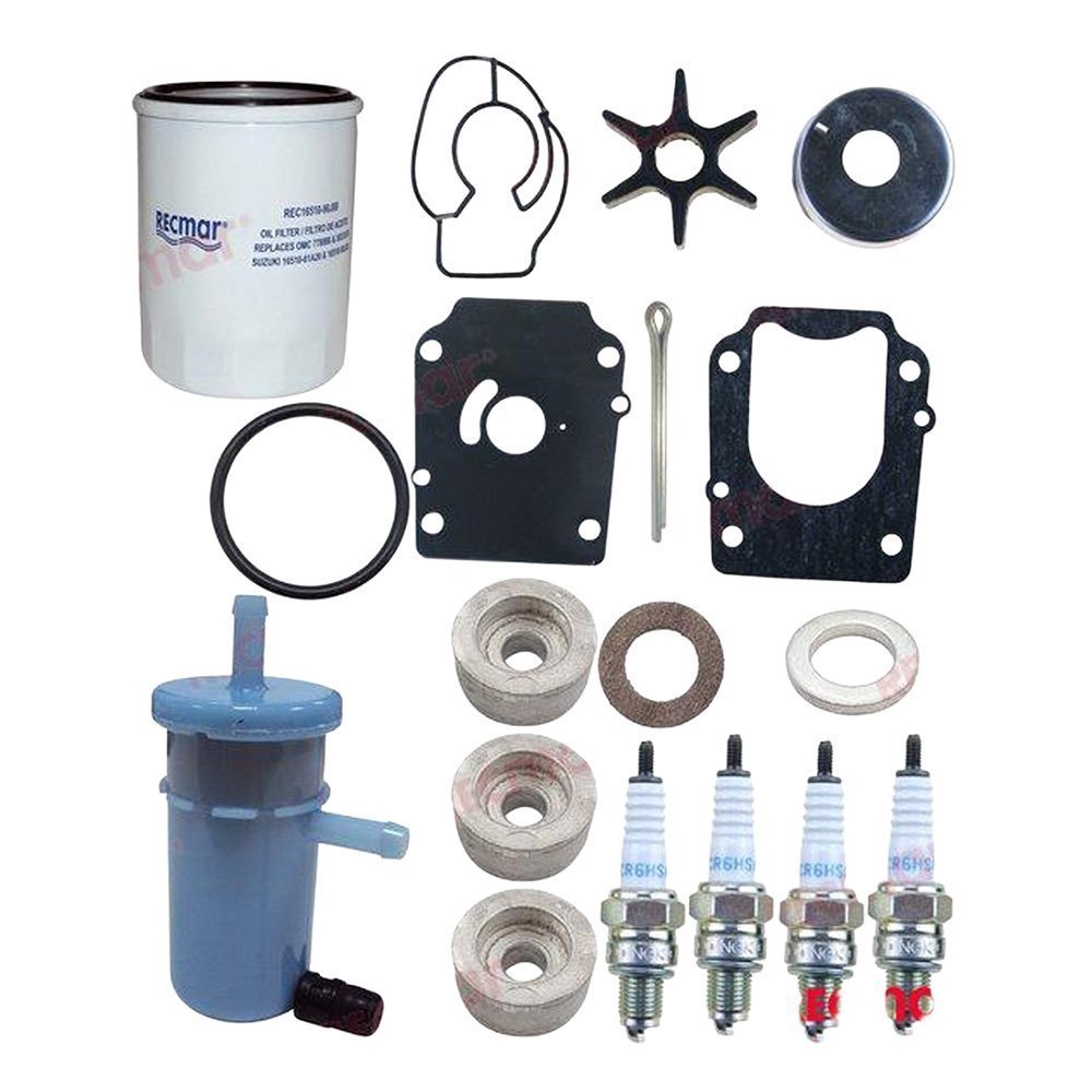 Recmar Service Maintenance Kit for Suzuki DF70A/75A/80A/DF90A 2009 Onwards Outboard Engines