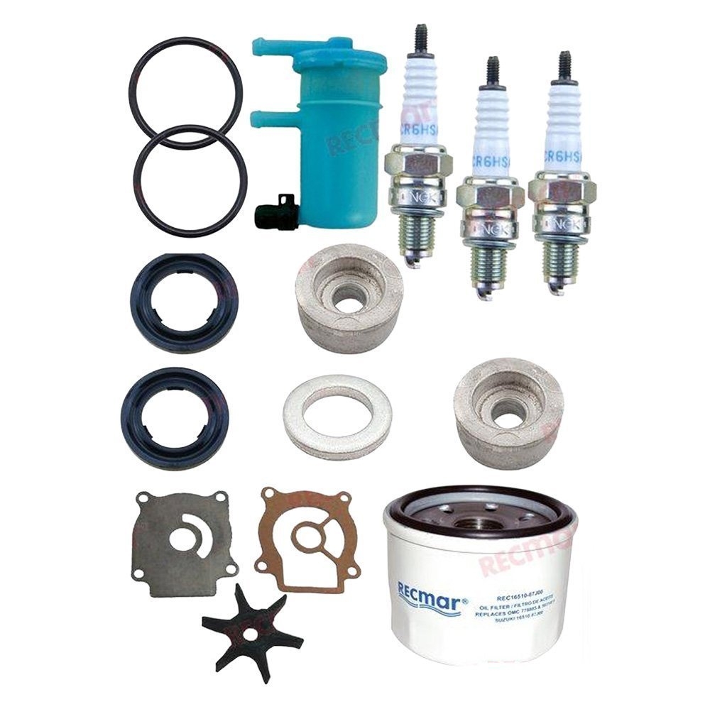 Recmar Service Maintenance Kit for Suzuki DF40/DF50 2006-2010 Outboard Engines