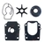 Recmar Water Pump Repair Kit for Suzuki Outboards 17400-87L01 4-Stroke 70-100HP